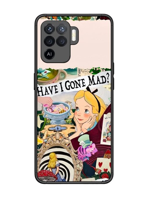 Mad Hatter'S Collage Glossy Soft Edge Case for Oppo F19 Pro Chachhi