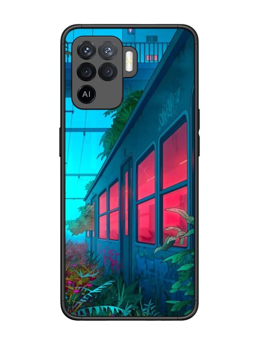 Urban Jungle Glossy Soft Edge Case for Oppo F19 Pro Chachhi