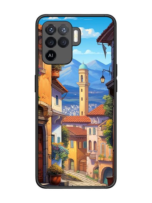 Tuscan Twilight Glossy Soft Edge Case for Oppo F19 Pro Chachhi