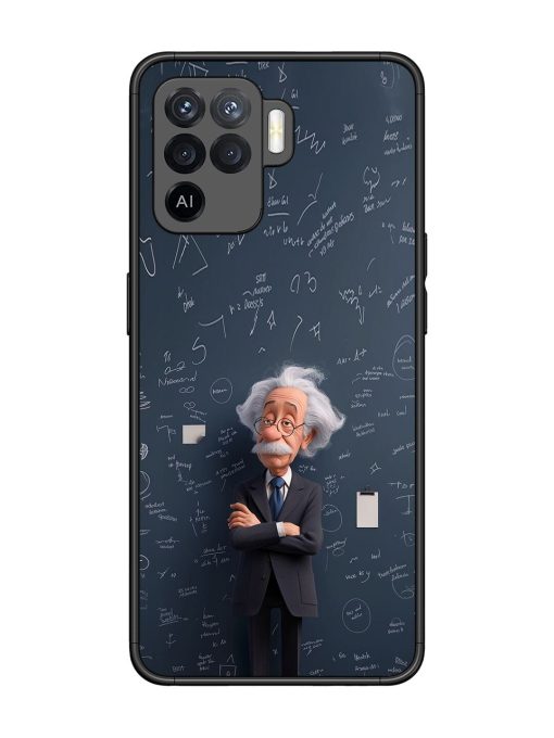 Albert Einstein Glossy Soft Edge Case for Oppo F19 Pro Chachhi