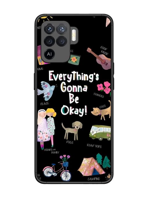 Everything'S Gonna Be Okay Glossy Soft Edge Case for Oppo F19 Pro