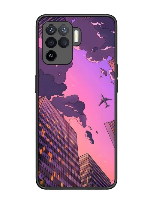 Urban Twilight Glossy Soft Edge Case for Oppo F19 Pro Chachhi