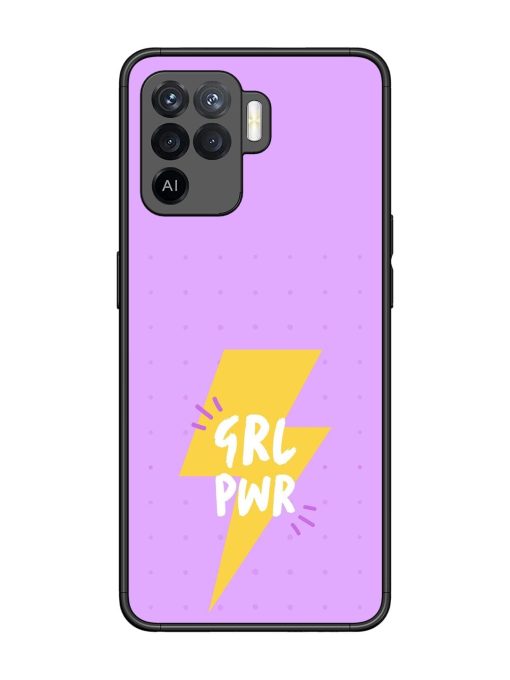 Girl Power Spark Glossy Soft Edge Case for Oppo F19 Pro Chachhi