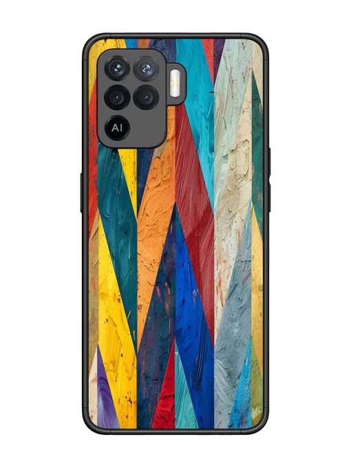 Abstract Tapestry Glossy Soft Edge Case for Oppo F19 Pro Chachhi