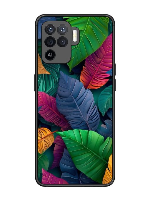 Tropical Tapestry Glossy Soft Edge Case for Oppo F19 Pro