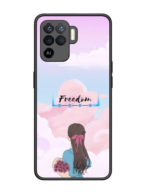 Skyward Dreams Glossy Soft Edge Case for Oppo F19 Pro Chachhi