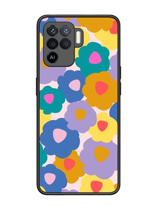 Flower Power Glossy Soft Edge Case for Oppo F19 Pro Chachhi