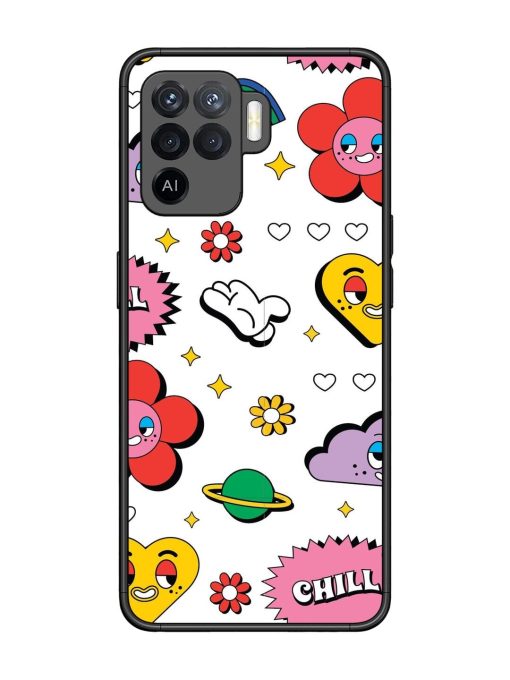 Whimsical Wonderland Glossy Soft Edge Case for Oppo F19 Pro Chachhi