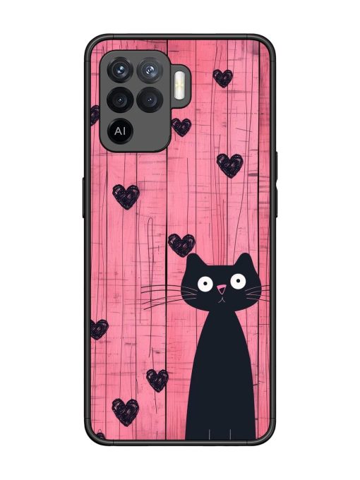 Feline Valentine'S Day Glossy Soft Edge Case for Oppo F19 Pro Chachhi