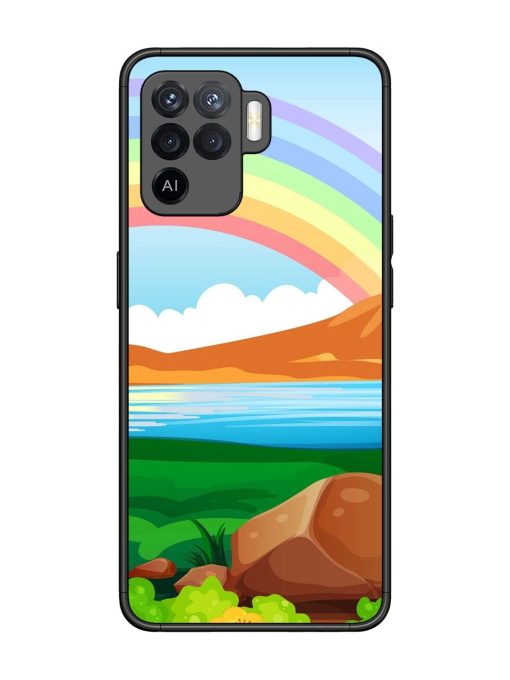 Rainbow Over The Lake Glossy Soft Edge Case for Oppo F19 Pro Chachhi