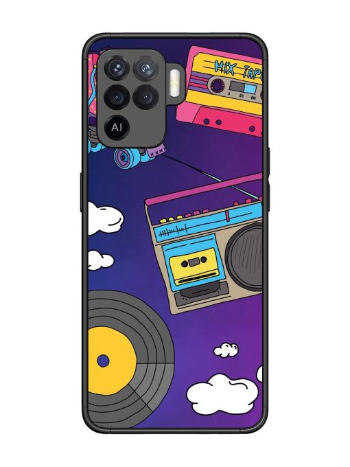 Retro Vibes Glossy Soft Edge Case for Oppo F19 Pro