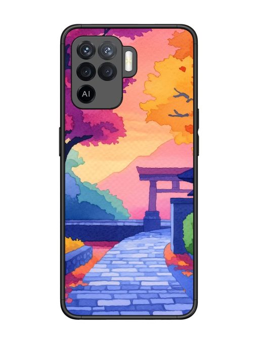 Autumnal Serenity Glossy Soft Edge Case for Oppo F19 Pro Chachhi