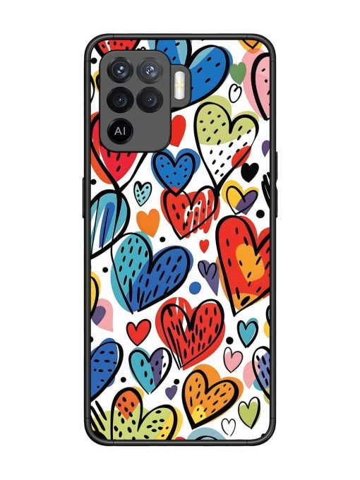 Heartfelt Harmony Glossy Soft Edge Case for Oppo F19 Pro Chachhi