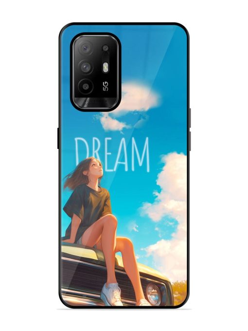 Girly Dream Art Glossy Soft Edge Case for Oppo F19 Pro Plus Chachhi