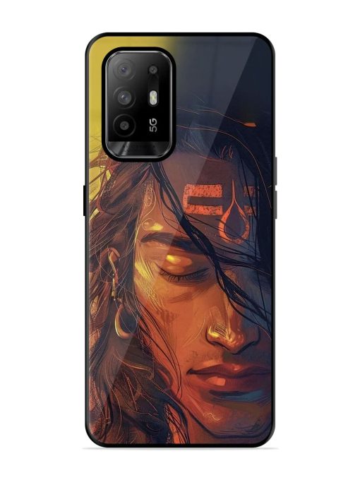 Tranquil Shiva Glossy Soft Edge Case for Oppo F19 Pro Plus Chachhi