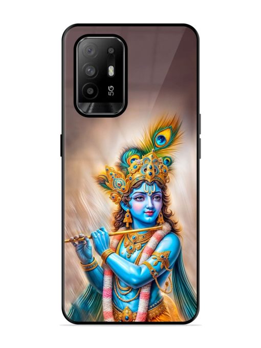 Divine Krishna Glossy Soft Edge Case for Oppo F19 Pro Plus Chachhi