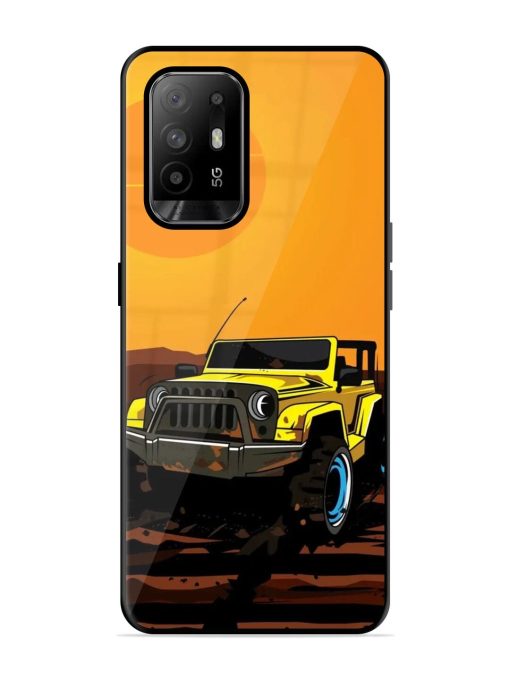 Sunset Cruise Glossy Soft Edge Case for Oppo F19 Pro Plus Chachhi