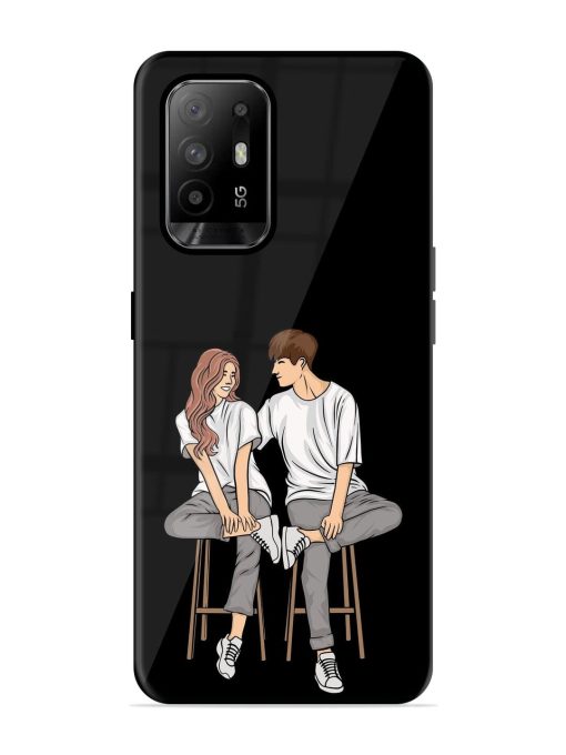 Soulful Connection Glossy Soft Edge Case for Oppo F19 Pro Plus Chachhi