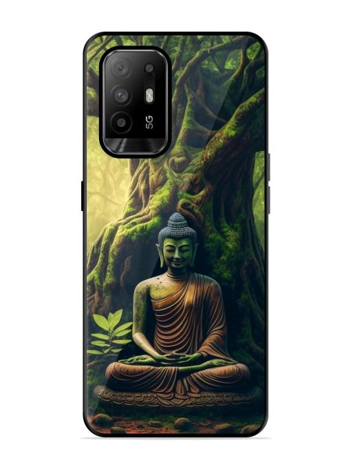 Green Buddha Art Glossy Soft Edge Case for Oppo F19 Pro Plus Chachhi