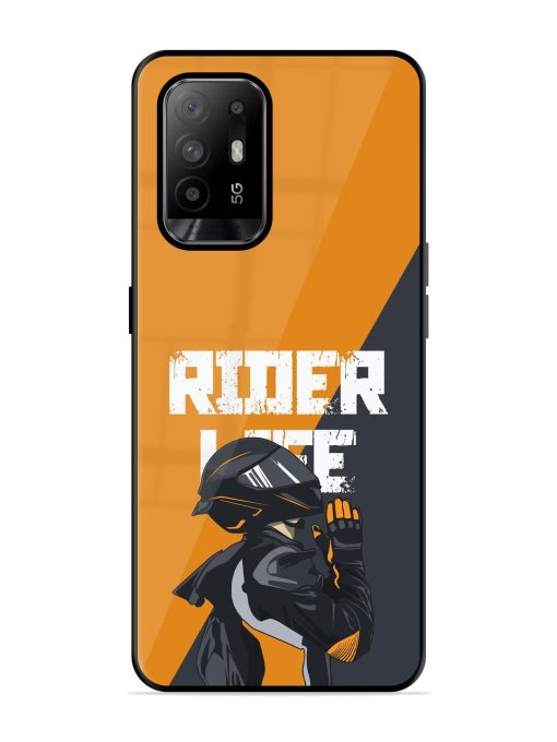 Ride Never Ends Glossy Soft Edge Case for Oppo F19 Pro Plus