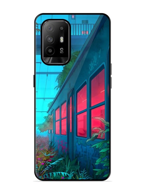 Urban Jungle Glossy Soft Edge Case for Oppo F19 Pro Plus Chachhi