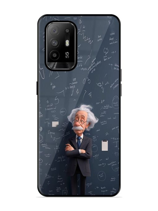 Albert Einstein Glossy Soft Edge Case for Oppo F19 Pro Plus Chachhi