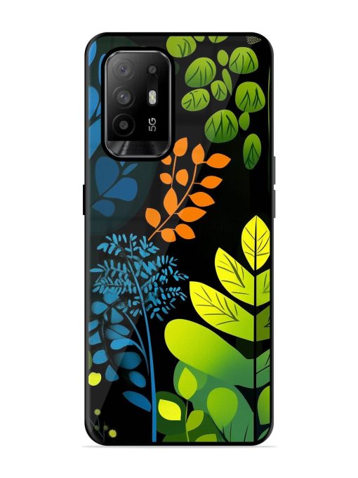 Midnight Garden Glossy Soft Edge Case for Oppo F19 Pro Plus Chachhi