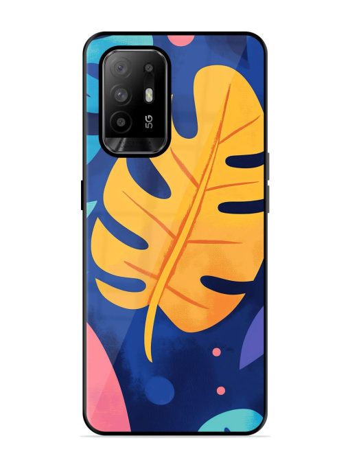 Tropical Tapestry Glossy Soft Edge Case for Oppo F19 Pro Plus Chachhi