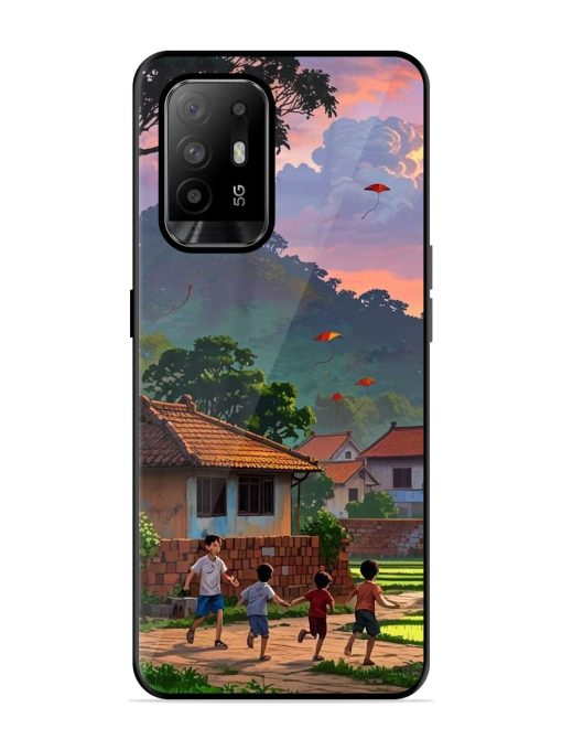 Sunset Play Glossy Soft Edge Case for Oppo F19 Pro Plus Chachhi