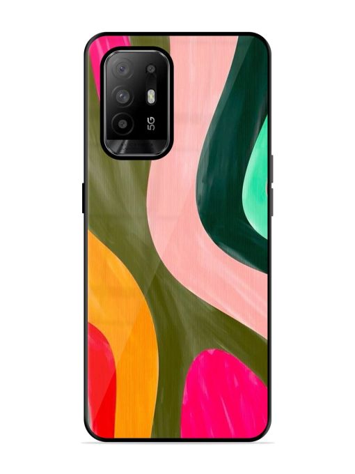 Wavy Wonder Glossy Soft Edge Case for Oppo F19 Pro Plus Chachhi