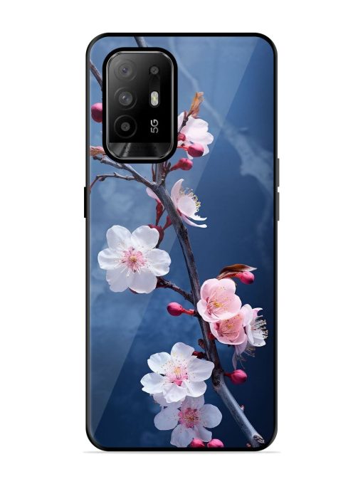 Delicate Blossoms Glossy Soft Edge Case for Oppo F19 Pro Plus Chachhi