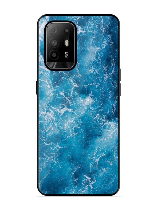 Oceanic Abyss Glossy Soft Edge Case for Oppo F19 Pro Plus Chachhi