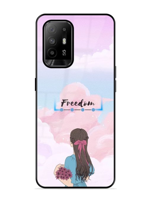 Skyward Dreams Glossy Soft Edge Case for Oppo F19 Pro Plus Chachhi