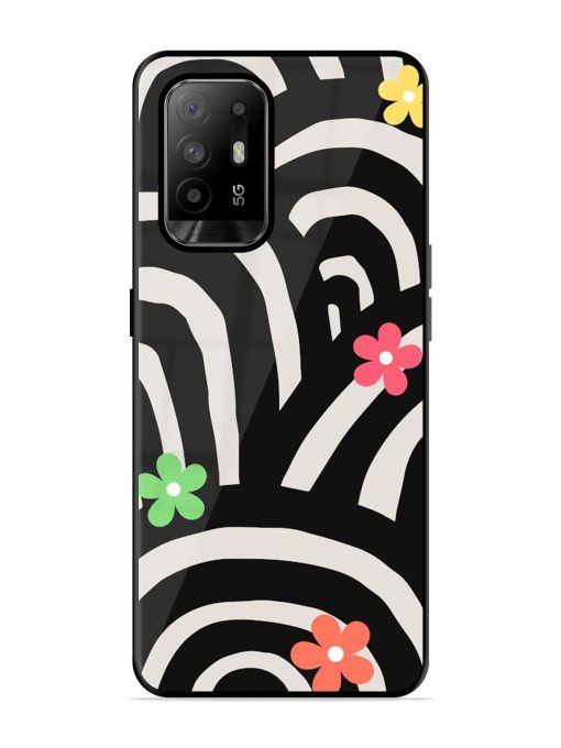 Rainbow Arcs Glossy Soft Edge Case for Oppo F19 Pro Plus Chachhi