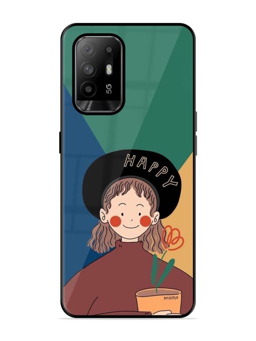 Happy Momo Glossy Soft Edge Case for Oppo F19 Pro Plus Chachhi