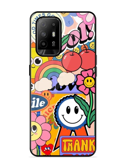 Good Times Good Vibes Glossy Soft Edge Case for Oppo F19 Pro Plus Chachhi