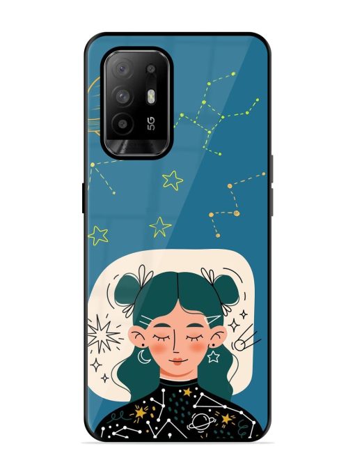 Cosmic Daydreamer Glossy Soft Edge Case for Oppo F19 Pro Plus