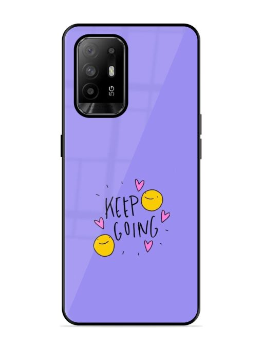 Smiling Through It All Glossy Soft Edge Case for Oppo F19 Pro Plus Chachhi