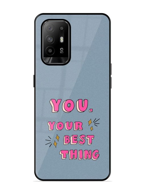 Self-Love Sparkles Glossy Soft Edge Case for Oppo F19 Pro Plus Chachhi