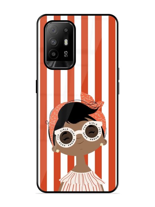 Girls Just Wanna Have Fun Glossy Soft Edge Case for Oppo F19 Pro Plus Chachhi