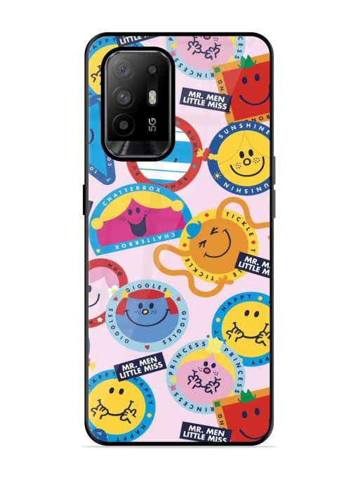 Whimsical Mr. Men & Little Miss Glossy Soft Edge Case for Oppo F19 Pro Plus Chachhi