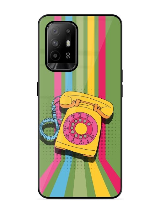 Retro Dialer Glossy Soft Edge Case for Oppo F19 Pro Plus Chachhi