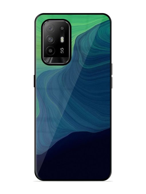 Oceanic Dreams Glossy Soft Edge Case for Oppo F19 Pro Plus Chachhi