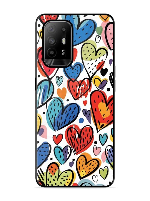 Heartfelt Harmony Glossy Soft Edge Case for Oppo F19 Pro Plus Chachhi