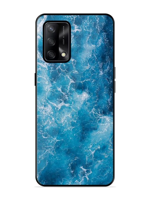 Oceanic Abyss Glossy Soft Edge Case for Oppo F19S Chachhi