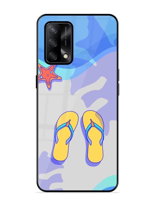 Sandy Toes And Salty Seas Glossy Soft Edge Case for Oppo F19S Chachhi