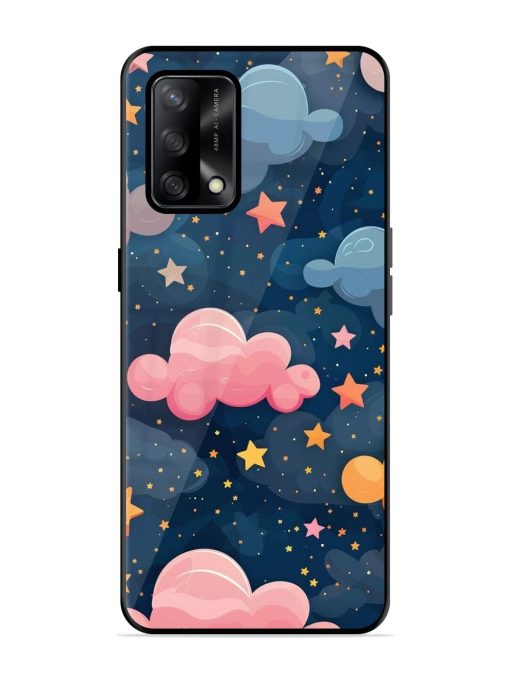 Twinkling Dreams Glossy Soft Edge Case for Oppo F19S Chachhi