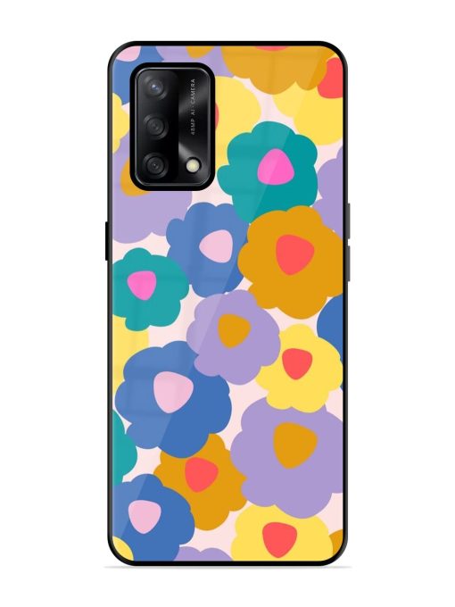 Flower Power Glossy Soft Edge Case for Oppo F19S Chachhi