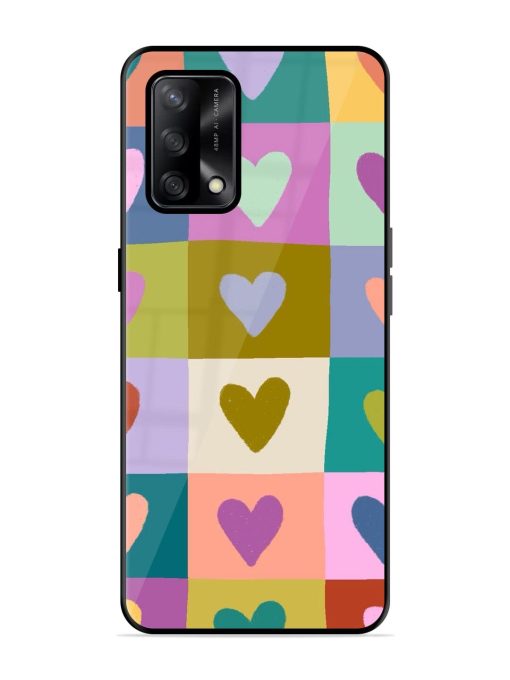 Box Of Hearts Glossy Soft Edge Case for Oppo F19S Chachhi