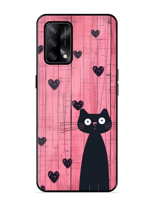 Feline Valentine'S Day Glossy Soft Edge Case for Oppo F19S Chachhi